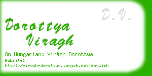 dorottya viragh business card